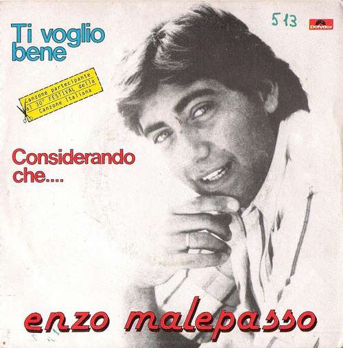 Cover Enzo Malepasso - Ti Voglio Bene / Considerando Che... (7) Schallplatten Ankauf