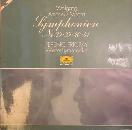 Cover Wolfgang Amadeus Mozart, Ferenc Fricsay, Wiener Symphoniker - Symphonien Nr. 29-39-40-41 (2xLP) Schallplatten Ankauf