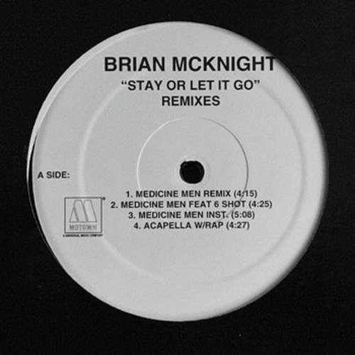 Cover Brian McKnight - Stay Or Let It Go (Remixes) (12) Schallplatten Ankauf