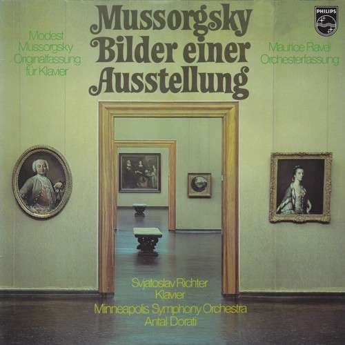 Cover Mussorgsky*, Svjatoslav Richter*, Minneapolis Symphony Orchestra, Antal Dorati - Bilder Einer Ausstellung (LP) Schallplatten Ankauf