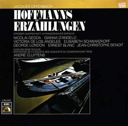 Cover Jacques Offenbach - Hoffmans Erzählungen (Grosser Querschnitt In Französischer Sprache) (LP) Schallplatten Ankauf
