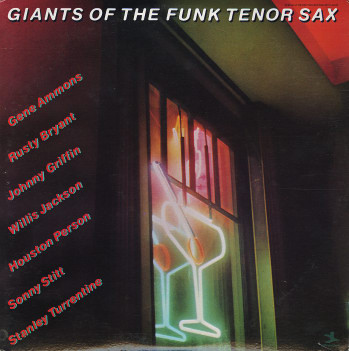 Cover Various - Giants Of The Funk Tenor Sax (2xLP, Comp) Schallplatten Ankauf