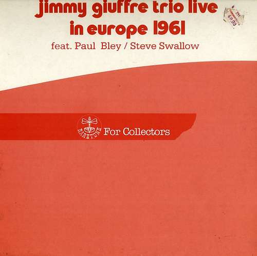 Cover Jimmy Giuffre Trio Live In Europe 1961 Schallplatten Ankauf