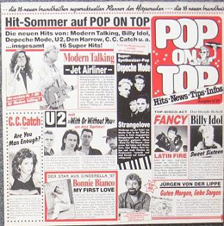 Cover Various - Pop On Top 3/87 (LP, Comp, Club) Schallplatten Ankauf