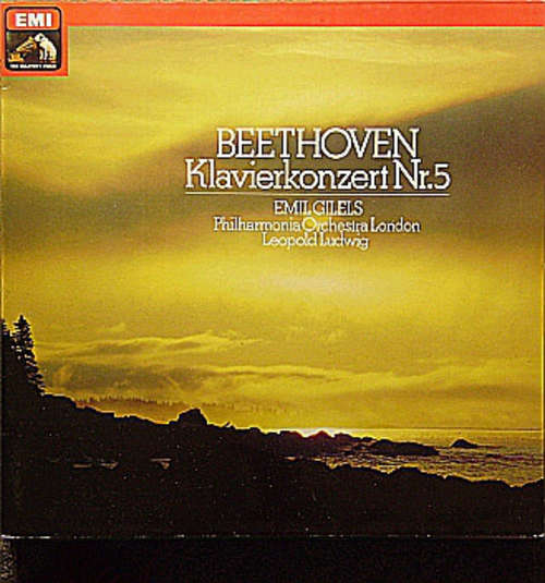 Cover Beethoven*, Emil Gilels, Philharmonia Orchestra London*, Leopold Ludwig - Klavierkonzert Nr. 5 (LP, Album) Schallplatten Ankauf