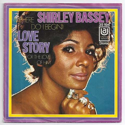 Cover Shirley Bassey - (Where Do I Begin) Love Story  (7, Single) Schallplatten Ankauf