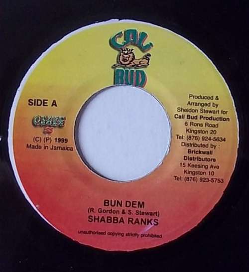 Cover Shabba Ranks - Bun Dem (7) Schallplatten Ankauf