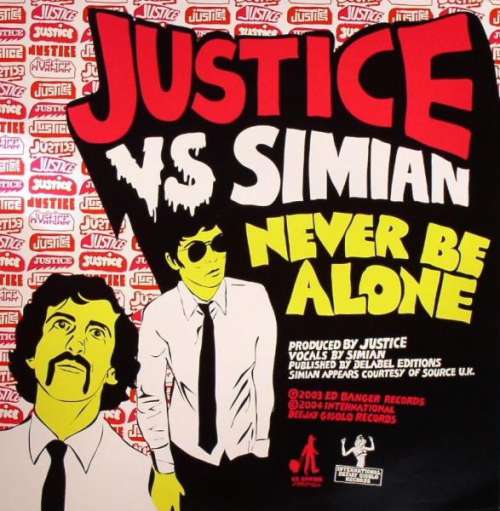 Cover Justice (3) Vs Simian - Never Be Alone (12) Schallplatten Ankauf