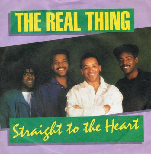 Cover The Real Thing - Straight To The Heart (7, Single) Schallplatten Ankauf