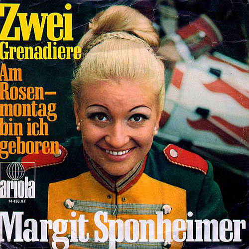 Cover Margit Sponheimer - Zwei Grenadiere (7, Single) Schallplatten Ankauf