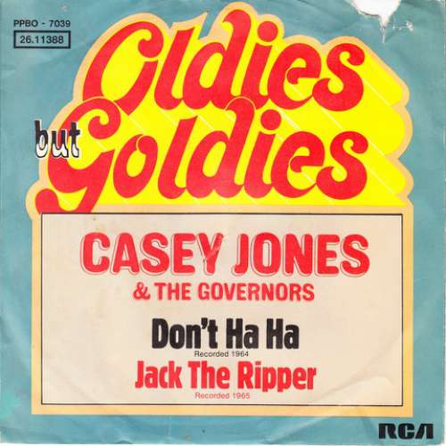 Bild Casey Jones & The Governors - Don't Ha Ha / Jack The Ripper (7, Single, Ora) Schallplatten Ankauf