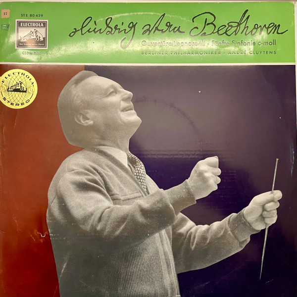 Cover Ludwig van Beethoven - André Cluytens, Berliner Philharmoniker - Ouvertüre Leonore III / Fünfte Sinfonie C-moll (LP) Schallplatten Ankauf