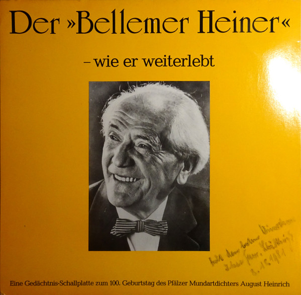 Bild Bellemer Heiner - Der Bellemer Heiner - Wie Er Weiterlebt (LP) Schallplatten Ankauf