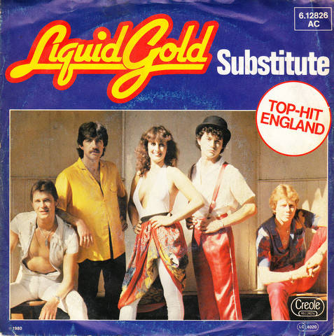Cover Liquid Gold - Substitute (7, Single) Schallplatten Ankauf