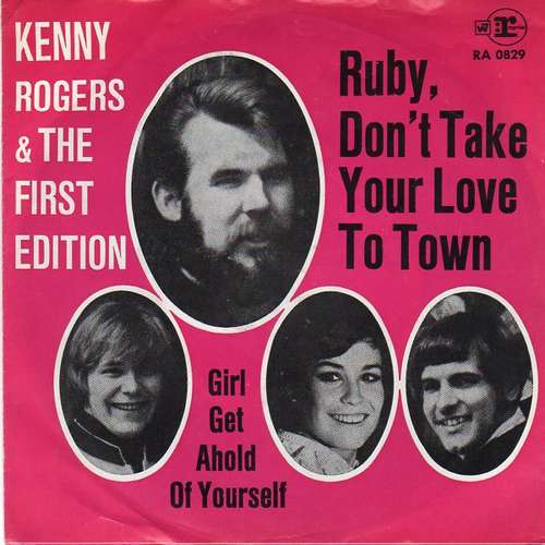 Cover Kenny Rogers & The First Edition - Ruby, Don't Take Your Love To Town (7, Single) Schallplatten Ankauf