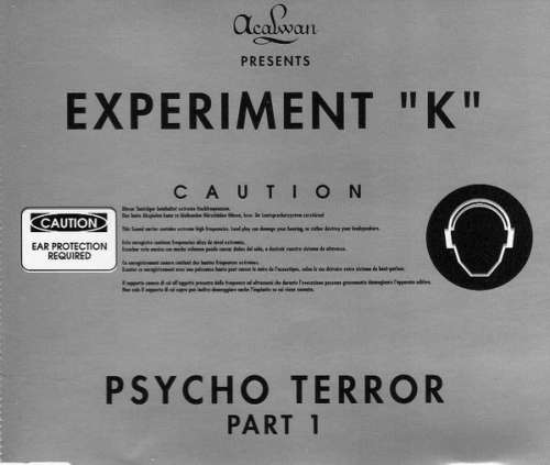 Cover Experiment K* - Psycho Terror Part 1 (CD, Maxi) Schallplatten Ankauf
