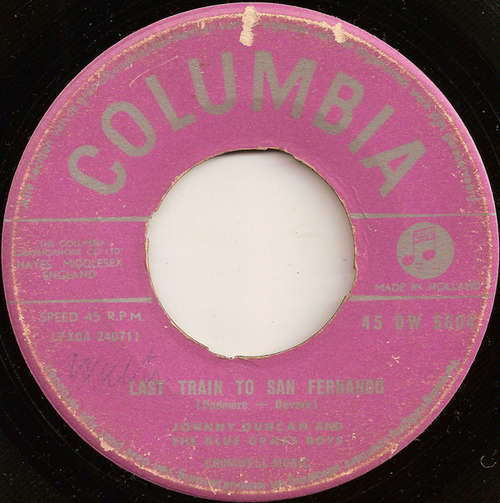 Cover Johnny Duncan And The Blue Grass Boys* - Last Train To San Fernando (7, Single) Schallplatten Ankauf