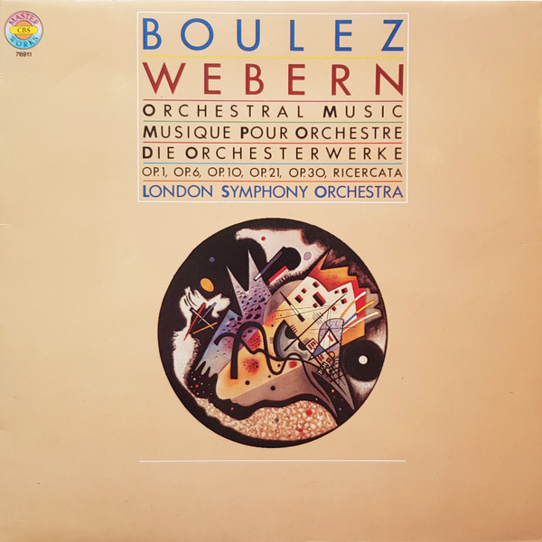 Bild Boulez*, London Symphony Orchestra - Webern* - Orchestral Music (Op. 1, Op. 6, Op. 10, Op. 21, Op. 30, Ricercata) (LP) Schallplatten Ankauf