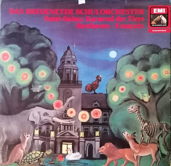 Cover Das Bredeneyer Schulorchester - Saint-Saens: Karneval Der Tiere, Beethoven, Francaix (LP, Album, S/Edition) Schallplatten Ankauf