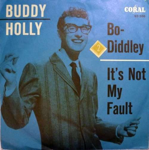 Cover Buddy Holly - Bo Diddley / It's Not My Fault (7, Single, Mono) Schallplatten Ankauf