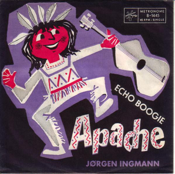Cover Jørgen Ingmann - Apache (7, Single) Schallplatten Ankauf