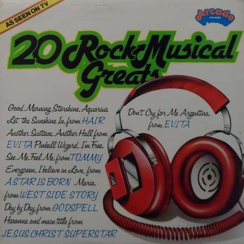 Cover Unknown Artist - 20 Rock Musical Greats (LP, Comp) Schallplatten Ankauf