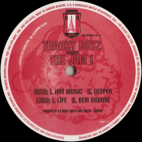 Cover Tracky Boyz - The Jam 1 (12, EP) Schallplatten Ankauf