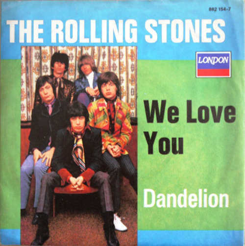 Cover The Rolling Stones - We Love You / Dandelion (7, Single, RE) Schallplatten Ankauf