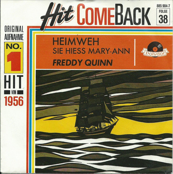 Cover Freddy Quinn - Sie Hieß Mary-Ann (7, Single, Mono, RE) Schallplatten Ankauf