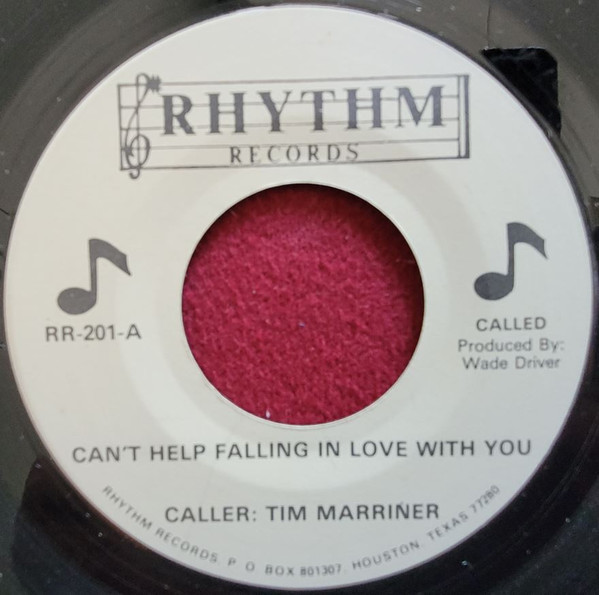 Cover Tim Marriner - Can't Help Falling In Love With You (7) Schallplatten Ankauf
