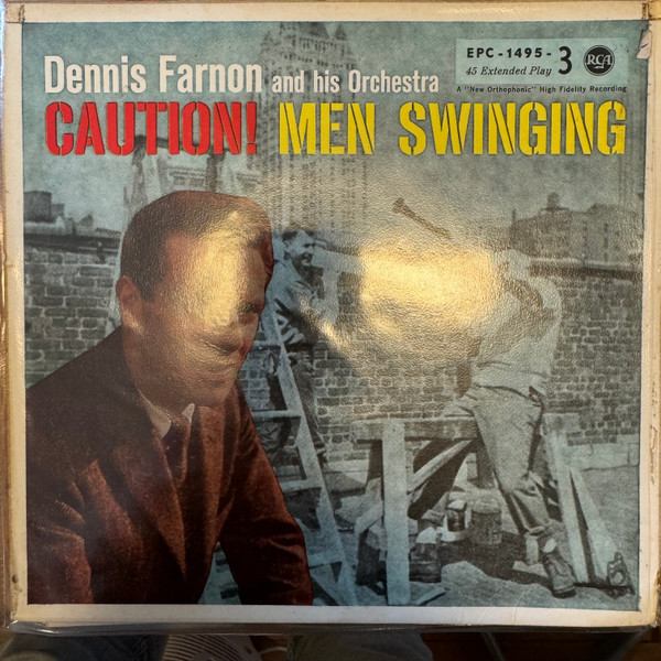 Cover Dennis Farnon And His Orchestra - Caution! Men Swinging (7, EP) Schallplatten Ankauf