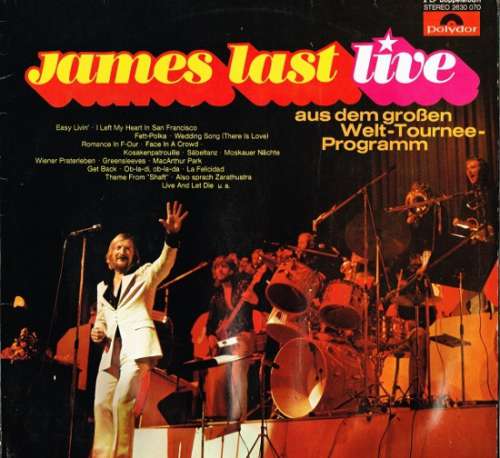 Cover James Last - Live (2xLP) Schallplatten Ankauf
