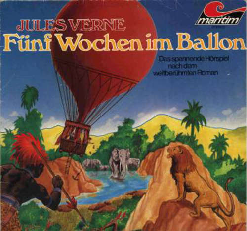 Cover Jules Verne (3) - Fünf Wochen im Ballon (LP) Schallplatten Ankauf