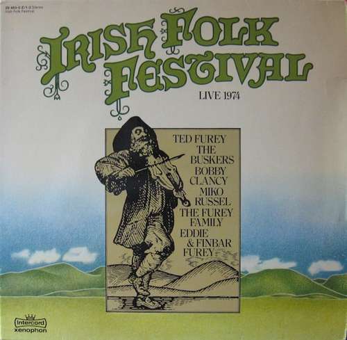Cover Various - Irish Folk Festival Live 1974 (2xLP, Gat) Schallplatten Ankauf