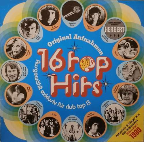 Cover Various - 16 Top Hits - März/April 1980 (LP, Comp) Schallplatten Ankauf