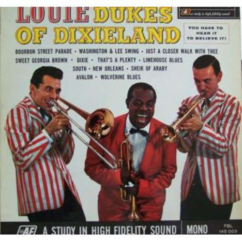 Cover Louis Armstrong And The Dukes Of Dixieland - Louie And The Dukes Of Dixieland (LP, Album, Mono) Schallplatten Ankauf