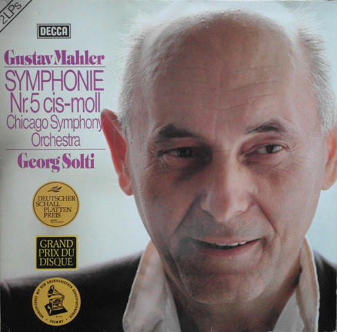 Cover Gustav Mahler - Georg Solti, Chicago Symphony Orchestra* - Symphonie Nr. 5 Cis-moll (2xLP, RE, Gat) Schallplatten Ankauf