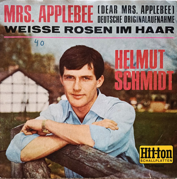 Bild Helmut Schmidt (2) - Mrs. Applebee (Dear Mrs. Applebee) (7, Single) Schallplatten Ankauf