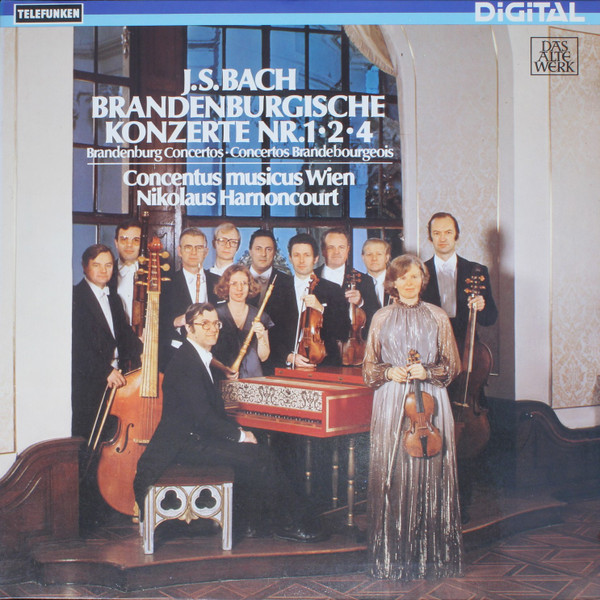 Bild J.S. Bach* - Concentus Musicus Wien, Nikolaus Harnoncourt - Brandenburgische Konzerte Nr.1∙2∙4 (LP, Album) Schallplatten Ankauf