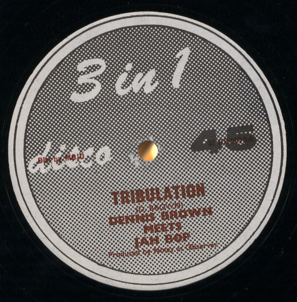 Cover Dennis Brown Meets Jah Bop / Junior Byles - Tribulation / Can You Feel It (12, Mono) Schallplatten Ankauf