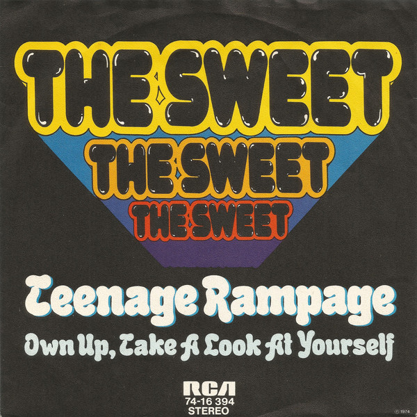 Cover The Sweet - Teenage Rampage (7, Single) Schallplatten Ankauf