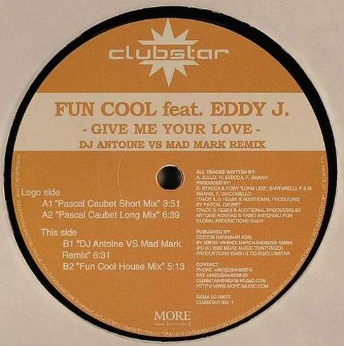 Bild Fun Cool Feat. Eddy J.* - Give Me Your Love (12) Schallplatten Ankauf