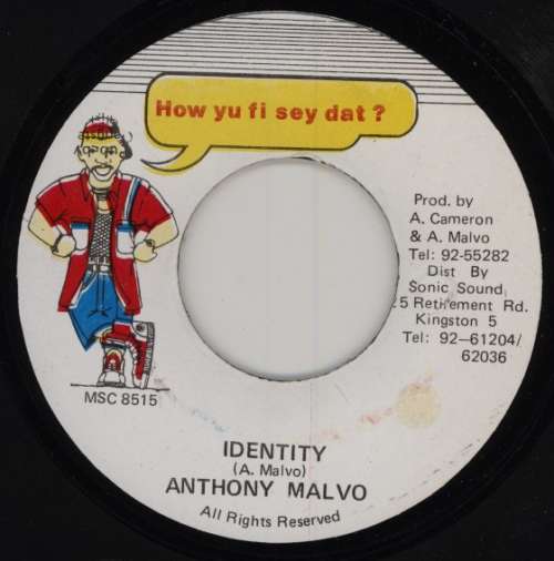 Cover Anthony Malvo - Identity (7) Schallplatten Ankauf