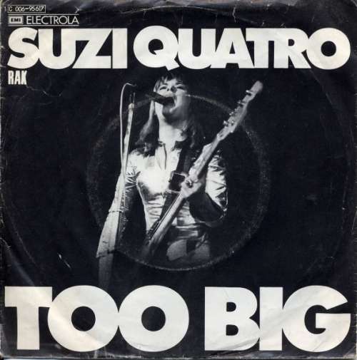 Cover Suzi Quatro - Too Big (7, Single) Schallplatten Ankauf