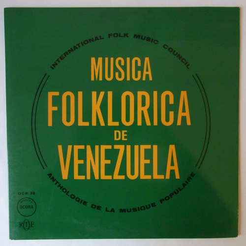 Cover Various - Musica Folklorica De Venezuela (LP, Mono) Schallplatten Ankauf