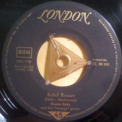 Cover Duane Eddy - Rebel Rouser / Stalkin' (7, Single) Schallplatten Ankauf