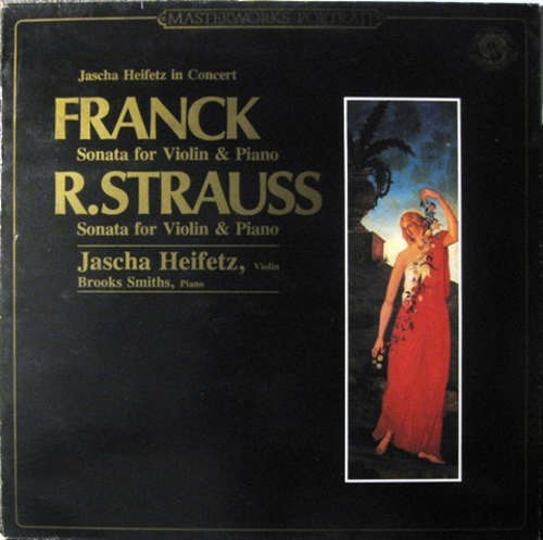 Cover Franck* / R. Strauss* - Jascha Heifetz / Brooks Smith (2) - Sonata For Violin & Piano/ Sonata For Violin & Piano (LP, RE) Schallplatten Ankauf