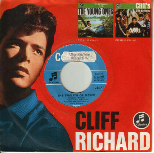 Cover Cliff Richard - The Twelfth Of Never / I'm Afraid To Go Home (7, Single) Schallplatten Ankauf