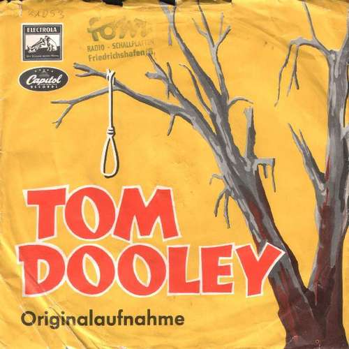 Cover Die Nilsen Brothers - Tom Dooley (Originalaufnahme) (7, Single) Schallplatten Ankauf