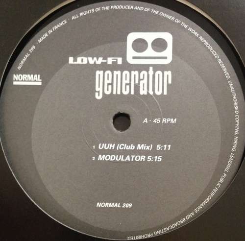 Cover Low-Fi Generator - Uuh EP (12) Schallplatten Ankauf